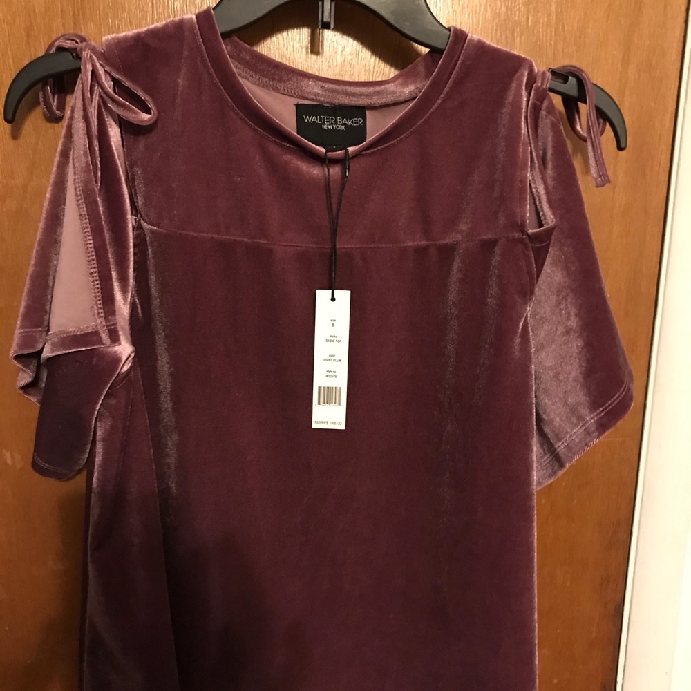 Walter Baker velvet top. Never worn. Tag on